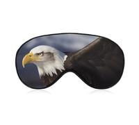 Schlafmaske mit Tieren und Weißkopfseeadler, Augenmasken für Schlafmaske, Schlafmasken für Damen und Herren, Schlafmaske, Verdunkelung, verstellbare Schlafmaske, Reiseaugenmaske,
