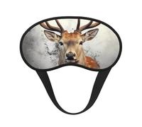 Schlafmaske mit Tiermotiv für Seitenschläfer, weich, atmungsaktiv, Augenmaske, Verdunkelung, Seide, Augenschlaf mit elastischem Band, Nacht-Augenbinde für Damen und Herren, Reise-Nickerchen
