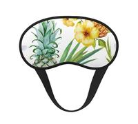 Schlafmaske mit tropischem Ananas-Druck, Augen-Schlafmaske für Damen und Herren, für totale Dunkelheit, reduziert geschwollene Augenmaske
