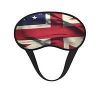 Schlafmaske mit USA-Flagge, für Damen und Herren, weiche und bequeme Schlafmaske, Verdunkelung, Augenabdeckung für Reisen, Yoga, Nickerchen, Schichtarbeit