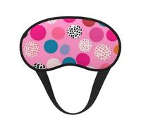 Schlafmaske mit verrückten Punkten, Augenmaske zum Schlafen, Verdunkelung, Augenschutz, für Männer und Frauen, Schlafmaske, bequeme Augenbinde, Augenschatten für Nachtschlaf, Reisen, Nickerchen, Büro