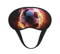 Schlafmaske, Motiv: Feuerball, Augenmaske zum Schlafen, Verdunkelung, für Männer und Frauen, Schlafmaske, bequeme Augenbinde, Augenmaske für Nachtschlaf, Reisen, Nickerchen, Büro