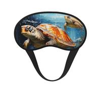 Schlafmaske, Schildkröte, schwimmen im Meer, Augenmaske zum Schlafen, Verdunkelung, Augenschutz, für Männer und Frauen, Schlafmaske, bequeme Augenbinde, Augenmaske für Nachtschlaf, Reisen, Nickerchen,