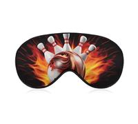 Schlafmaske, weich, bequem, Augenmaske mit verstellbarem Riemen, Augenabdeckung, Bowlingball, Augenschatten für Männer und Frauen, Arbeit, Reisen