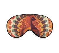 Schlafmaske, weich, bequem, Augenmaske mit verstellbarem Riemen, Augenabdeckung für Türkei vor Blättern, Augenschatten für Männer und Frauen, Arbeit, Reisen