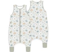 Schlafoverall BABY BEST "Elephants Schlafoverall 70cm", Jungen, Gr. N-Gr, grau, Bezug: 100% Baumwolle. Füllung: 100% Polyester, Overalls (97470233-0) grau