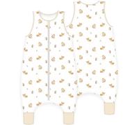 Schlafoverall BABY BEST "Waldfreunde Schlafoverall 70cm", Jungen, Gr. N-Gr, weiß, Bezug: 100% Baumwolle. Füllung: 100% Polyester, Overalls (14464328-0) weiß