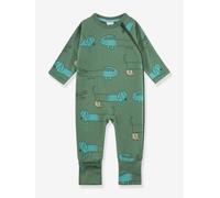 Schlafoverall Jungen Baby Sanetta allover grün Gr. 62