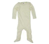 Engel Babyschlafanzug mit Fuß aus Bio Wolle / Seide 74/80 Natur 74 / 80