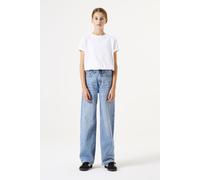Schlagjeans GARCIA "Ilvy", Mädchen, Gr. 128, N-Gr, blau (medium used 4935), Denim/Jeans, Obermaterial: 100% Baumwolle, loose fit lang, Jeans, for Girls, mit weitem Bein (82322160-128) medium used 4935