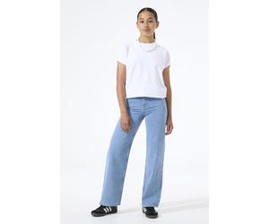 Schlagjeans GARCIA "Ilvy", Mädchen, Gr. 152, N-Gr, blau (medium used), Denim/Jeans, Obermaterial: 100% Baumwolle, loose fit lang, Jeans, for Girls, mit weitem Bein (35721060-152) medium used