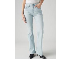 Schlagjeans LEVI'S "726 HR FLARE", Damen, Gr. 29, Länge 34, flip through, Web, Obermaterial: 85% Baumwolle, 7% Lyocell, 6% Elastomultiester, 2% Elasthan, bootcut fit lang, Jeans (22739514-29) flip thr