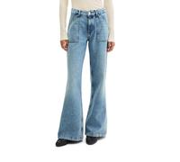 Schlagjeans MARC O'POLO "aus reiner Baumwolle", Damen, Gr. 31, Länge 30, light blau, Obermaterial: 100% Baumwolle, unifarben, ausgestellt normal, Jeans (84929259-31) light blau