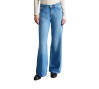 Schlagjeans MARC O'POLO DENIM "aus Lyocell-Mix ohne Stretch", Damen, Gr. 32, Länge 32, light blau, Obermaterial: 80% Lyocell, 20% Baumwolle, unifarben, ausgestellt normal, Jeans (11895725-32) light bl