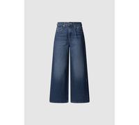 Schlagjeans PEPE JEANS "WIDE LEG JEANS UHW", Damen, Gr. 27, Länge 34, blau (used tiefblau), Denim/Jeans, Obermaterial: 100% Baumwolle, weit lang, Jeans (27139957-27) used tiefblau