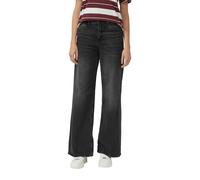 Schlagjeans S.OLIVER "SURI", Damen, Gr. 34, Länge 32, schwarz, Denim/Jeans, Obermaterial: 99% Baumwolle, 1% Elasthan, normal lang, Jeans, mit Stretch-Anteil (13536264-34) schwarz