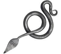 Schlangen-Anhänger aus geschmiedetem Stahl, 89*39mm