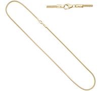 Schlangenkette aus 333 Gelbgold 2,4 mm 45 cm Gold Kette Halskette Goldkette