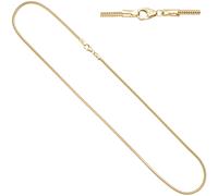 Schlangenkette aus 585 Gelbgold 2,4 mm 42 cm Gold Kette Halskette Goldkette