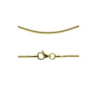 Schlangenkette FIRETTI "Schmuck Geschenk Gold 333 oder 585 Collierkette in mehreren Breiten" Gr. 60, gold (gelbgoldfarben), Halsketten, Damen, 60, Gelbgold 333, B: 1,4mm, Made in Germany, B:1,4mm (877