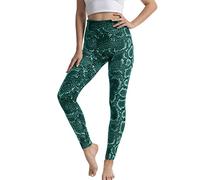 Schlangenmuster Leder Pu Hosen Damen Gothic Punk Rock Leggings High Waist Leggings Hose Strumpfhosen Treggins Leggins Leder Look Hüfthoch