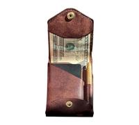 Schlanke Brieftasche mit Kartenfächern für Herren, schlankes und minimalistisches Portemonnaie, minimalistische Brieftasche mit Kartenfächern aus Kunstleder, schlanke Herrenbrieftasche aus Leder mit