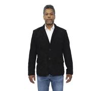 Schlanker italienischer Herren-Blazer aus Ziegenveloursleder - Alexandria 5XL