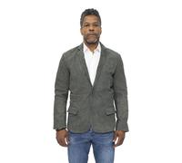 Schlanker italienischer Herren-Blazer aus Ziegenveloursleder - Alexandria S