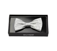 Schleife / Fliege - Seide - Hochzeit - silber OLYMP