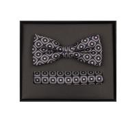 Schleife / Fliege und Einstecktuch im Set - Seide - grün Venti