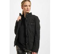 schlichte Brandit Damen Jacke Reißverschluss Taschen mit Baumwolle Schwarz XL