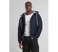 schlichte Brandit Herren Jacke Kordelzug Reißverschluss mit Baumwolle Navy M
