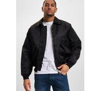 schlichte Brandit Herren Jacke Reißverschluss Taschen Schwarz XL