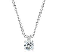 Schlichte, runde Halskette mit Zirkonia-Anhänger für Damen, Party, Hochzeit, elegante Halskette, Schmuckzubehör