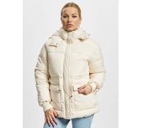 schlichte Urban Classics Damen Jacke große Kapuze Kordelzug 68 g/m² Ecru-Weiß XS