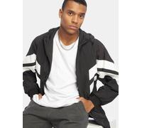 schlichte Urban Classics Herren Jacke Kordelzug Taschen 97 g/m² Schwarz/Weiß 4XL