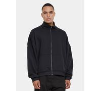 schlichte Urban Classics Herren Jacke Reißverschluss Oversize 300 g/m² mit Baumwolle Schwarz L