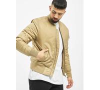 schlichte Urban Classics Herren Jacke Reißverschluss Taschen 108 g/m² Beige S