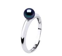 Schlichter Armreif - echte Süßwasser-Zuchtperlen, rund 5-6 mm Einheitsgröße