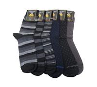 Schlösser Socks Milano 6 Paar Wintersocken Herren kurz warm 100% Baumwolle Made in Italy weich Einheitsgröße