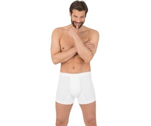 Schlüpfer TRIGEMA "TRIGEMA Unterhose Doppelripp im Doppelpack", Herren, Gr. 5, 2 Stk., weiß, 100% Baumwolle (Bio-Baumwolle kbA), Unterhosen (358811-5) weiß