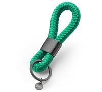 Schlüssel-Anhänger im maritimen Desing, Schlüsselanhänger mit schwarzem Metall, edel in vielen Farben, Key-Chain fancy green
