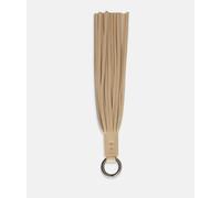 Schlüsselanhänger aus Leder beige