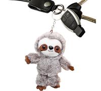 Schlüsselanhänger aus Plüsch - niedlicher Faultier-Anhänger | Waldtier-Charme, weiche Tasche, kuscheliges Accessoire für Jugendliche, Erwachsene, Dekoration für Rücken