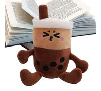 Schlüsselanhänger aus Plüsch | süße und weiche Bubble Tea Tasse Ornament - Schlüsselanhänger Tiere aus Plüsch, 12 cm - für Mädchen Rucksack Koffer Reise Schule Geburtstag Party, , Se