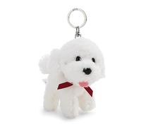 Schlüsselanhänger Bichon Frisé 10cm - braun - Treuer-Plüschbegleiter für Rucksack oder Tasche, Schlüsselhalter für Klein und Groß | 63400