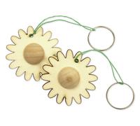 Schlüsselanhänger "Blume", 2 Stück