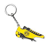 BVB-Schlüsselanhänger mit Einkaufschip & Öffner SCHWARZ/GELB -