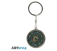 ABYSTYLE - CTHULHU Schlüsselanhänger Lenticular Necronomicon, mehrfarbig, diamètre 4 cm