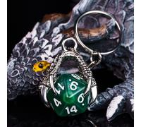 Schlüsselanhänger D20 Claw - Green